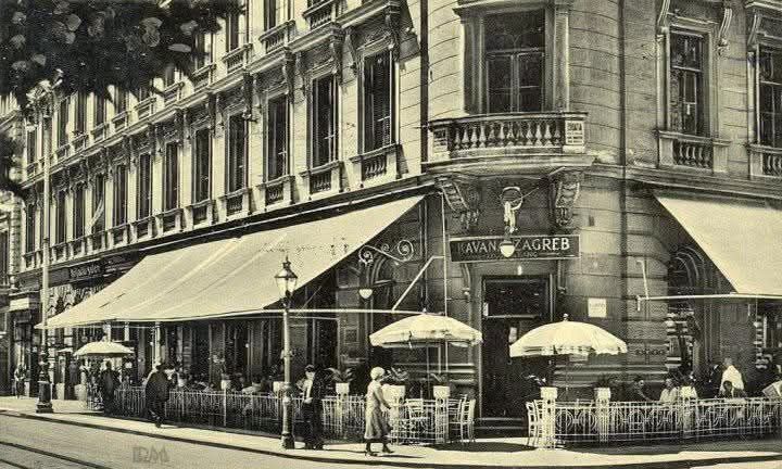 Kavana »Zagreb« 1934. godine